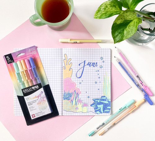 Sakura Gelly Roll Moonlight 10 Bold Pen Set 5/Pkg-Pastel - 50805 Sakura Gelly Roll Moonlight 10 Bold Pen Set 5/Pkg-Pastel - 50805