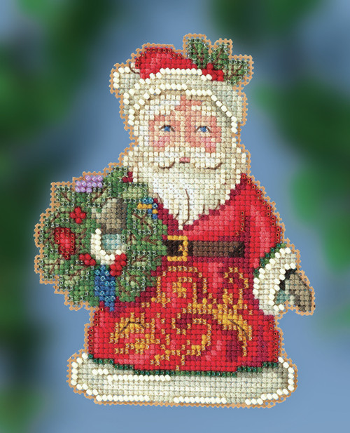 Mill Hill/Jim Shore Counted Cross Stitch Kit 3.75"X5"-Winter Wishes Santa - JS202014 - 098063590880 Mill Hill/Jim Shore Counted Cross Stitch Kit 3.75"X5"-Winter Wishes Santa - JS202014 - 098063590880