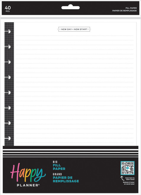 Happy Planner Big Fill Paper-Aesthetique 5A0025ZX-1G8RL - 673807689343