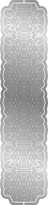Sara Signature Wild At Heart Metal Die-Ribbon Threading Border - WAHMDRTB