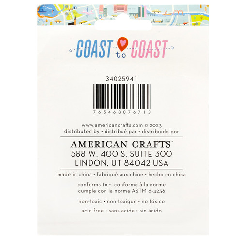 American Crafts Coast-to-Coast Ink Pads-4/Pkg - 34025941 American Crafts Coast-to-Coast Ink Pads-4/Pkg - 34025941