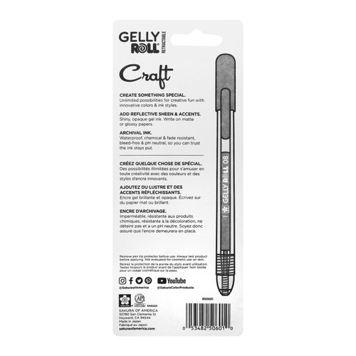 Sakura Gelly Roll Retractable Medium Point Pens 3/Pkg-Craft - 50601 Sakura Gelly Roll Retractable Medium Point Pens 3/Pkg-Craft - 50601