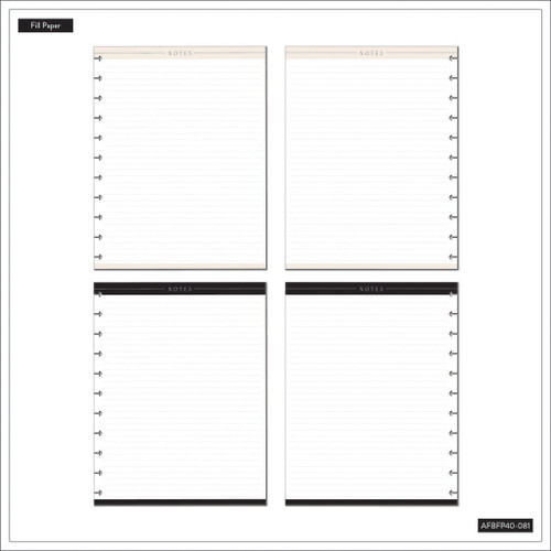 Happy Planner Big Fill Paper-Neutral Chic - 5A0028CS-1GBFH Happy Planner Big Fill Paper-Neutral Chic - 5A0028CS-1GBFH