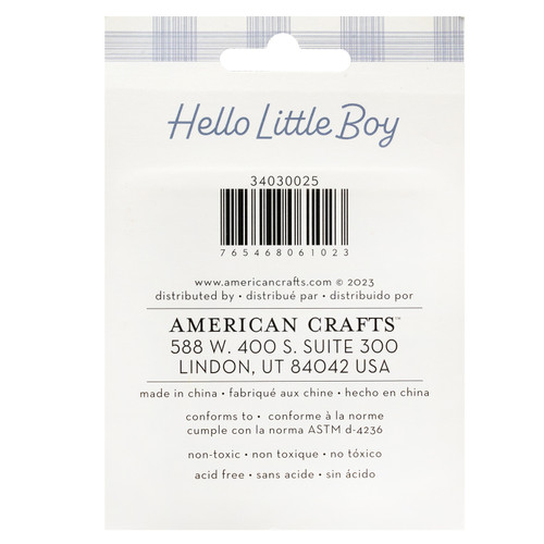 American Crafts Hello Little Boy Ink Pads-4/Pkg - 34030025 American Crafts Hello Little Boy Ink Pads-4/Pkg - 34030025