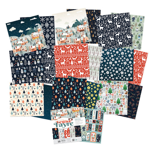 Tonic Studios Art Pad 12"x12"-A Very Festive Fayre - 5A00228X-1G4XD