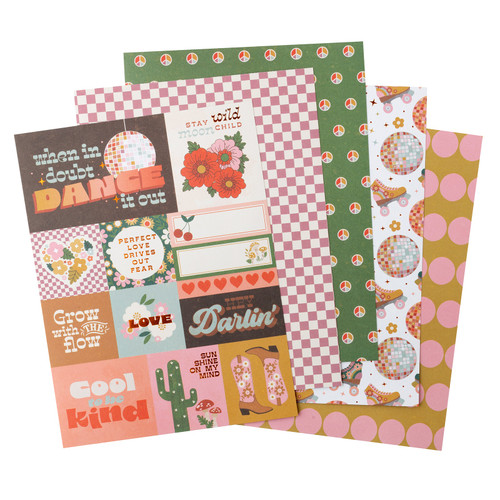 Jen Hadfield Groovy Darlin' Single-Sided Paper Pad 6"X8"-36 Sheets - A500264G-G18YK Jen Hadfield Groovy Darlin' Single-Sided Paper Pad 6"X8"-36 Sheets - A500264G-G18YK