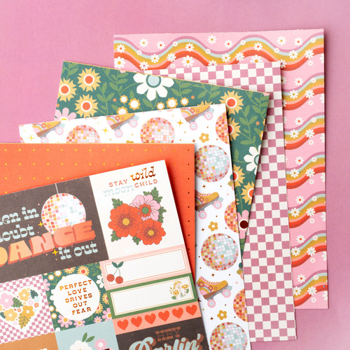 Jen Hadfield Groovy Darlin' Single-Sided Paper Pad 6"X8"-36 Sheets - A500264G-G18YK Jen Hadfield Groovy Darlin' Single-Sided Paper Pad 6"X8"-36 Sheets - A500264G-G18YK