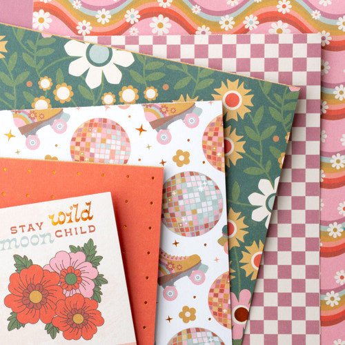 Jen Hadfield Groovy Darlin' Single-Sided Paper Pad 6"X8"-36 Sheets - A500264G-G18YK Jen Hadfield Groovy Darlin' Single-Sided Paper Pad 6"X8"-36 Sheets - A500264G-G18YK