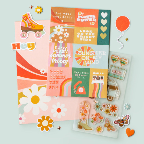 Jen Hadfield Groovy Darlin' Single-Sided Paper Pad 6"X8"-36 Sheets - A500264G-G18YK Jen Hadfield Groovy Darlin' Single-Sided Paper Pad 6"X8"-36 Sheets - A500264G-G18YK