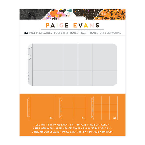 Paige Evans Tricks & Treats Album Refills 4"X4"-24 Pieces - 5A0027CB-1G9NC - 718813158879