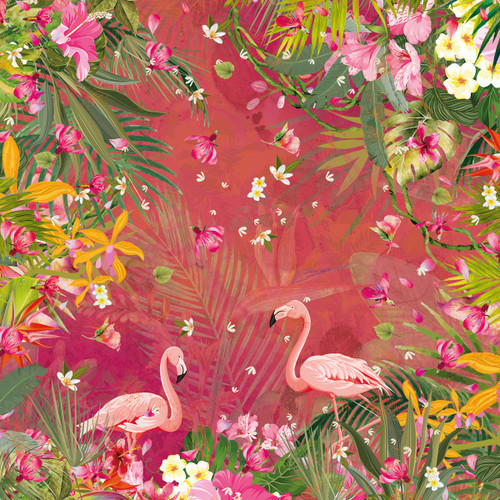 Crafter's Companion Paper Pad 6"X6"-Flamazing Flamingos 5A0022WC-1G5ZC