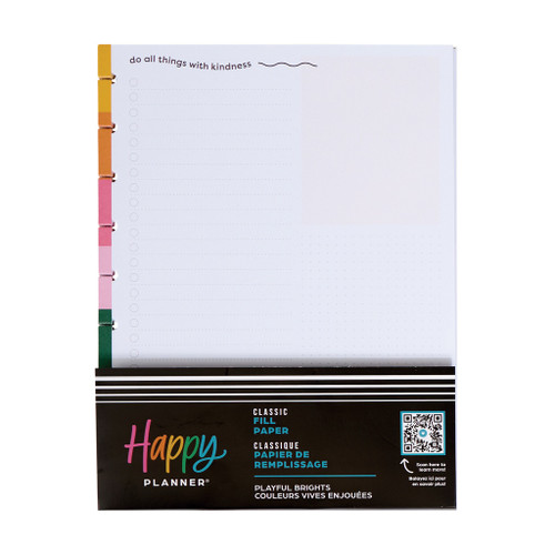 Happy Planner Classic Fill Paper-Playful Brights - 5A0025YX-1G8RF