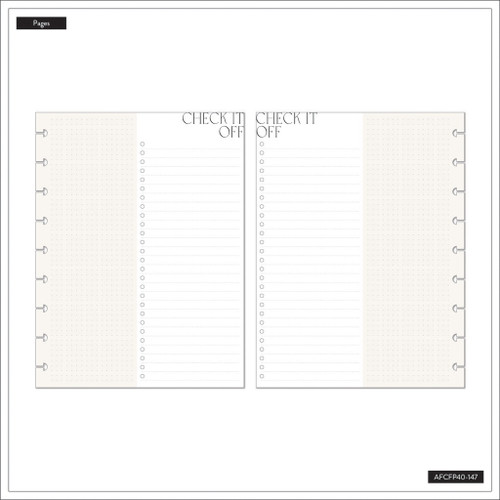 Happy Planner Classic Fill Paper-Check It Off 5A0028CM-1GBF8