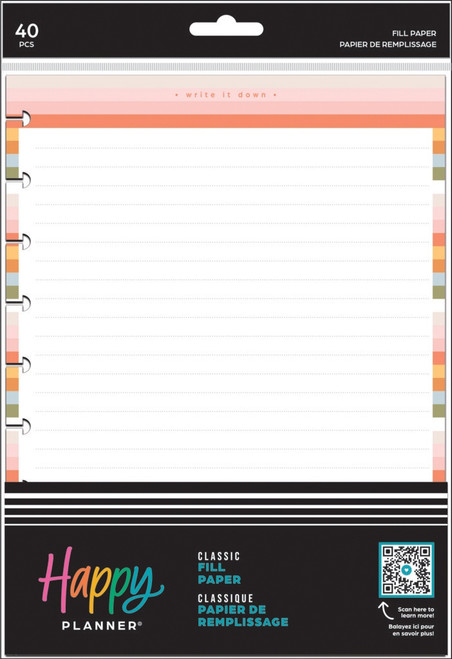 Happy Planner Classic Fill Paper-Simple Joys - 5A0028BN-1GBD9 - 673807693517
