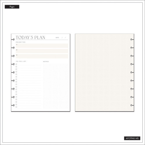 Happy Planner Classic Fill Paper-Neutral Chic 5A0028BZ-1GBDD