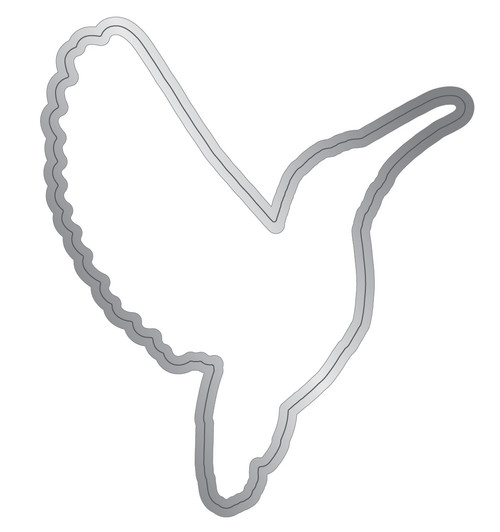 Nature's Garden Kingfisher Stamp And Metal Die-Flying Gem - FSTDFLGE