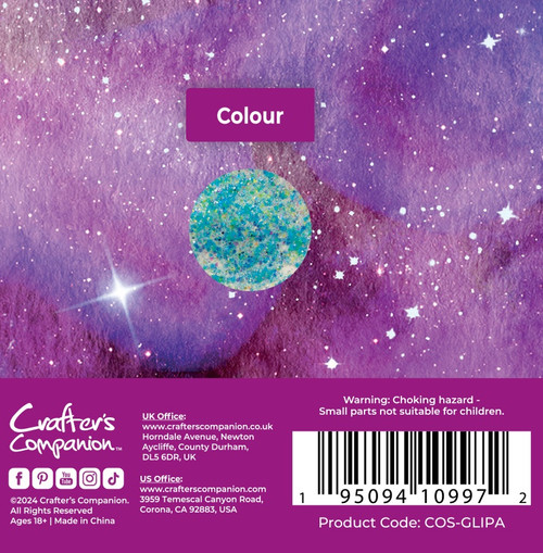 Crafter's Companion Cosmic Glitter Paste-30ml - COSGLIPA