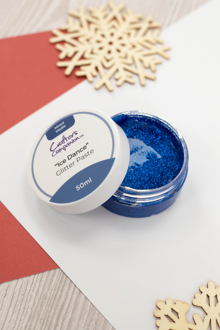 Crafter's Companion Mixed Media Glitter Paste-Ice Dance - CCMMGP-ICDA