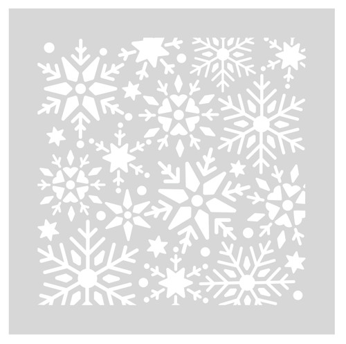 Crafter's Companion Stencil Set-Graceful Snowflakes - STENGRSN