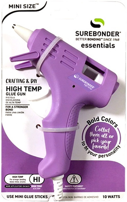 Surebonder High-Temp Mini Glue Gun-Lavender GM160C-LAV - 018239363605