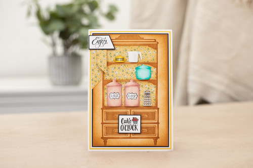 Crafter's Companion Kitchen 2D Embossing Folder 5"X7"-Kitchen Pantry - 5A0022WR-1G5Z7