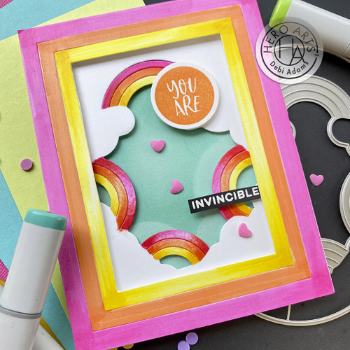 Hero Arts Fancy Die-Rainbow Window DI942