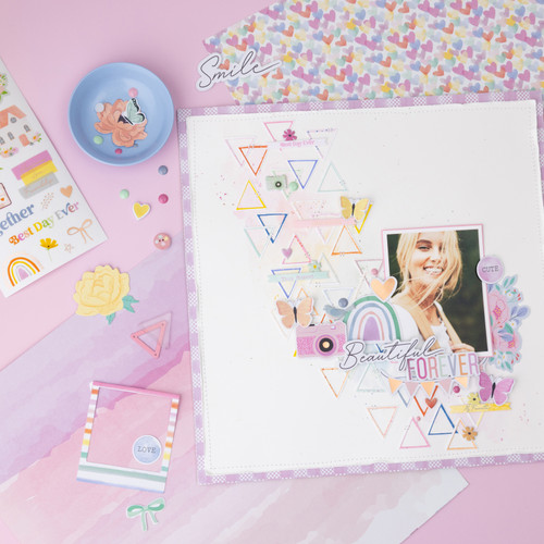 American Crafts Rainbow Avenue Thickers Stickers 50/Pkg-Phrases - 34025883 American Crafts Rainbow Avenue Thickers Stickers 50/Pkg-Phrases - 34025883