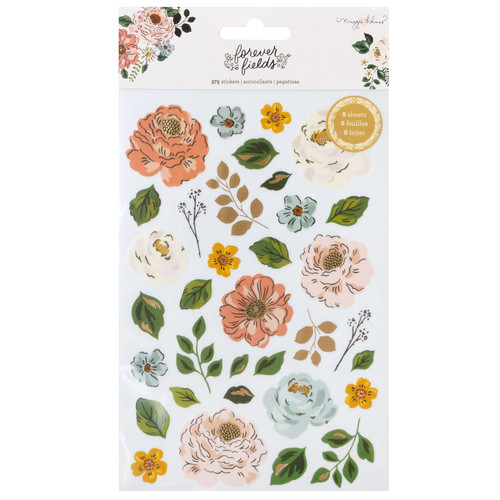 Maggie Holmes Forever Fields Sticker Book-8 Sheets - A500262M-G18VR - 765468087030 Maggie Holmes Forever Fields Sticker Book-8 Sheets - A500262M-G18VR - 765468087030