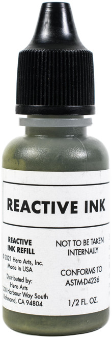 3 Pack Hero Arts Reactive Inks Re-Inkers .5oz-Root Beer NK436 - 085700929875