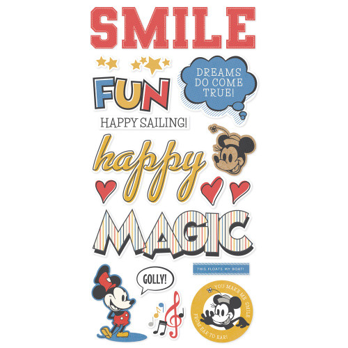 Say Cheese Classic Mouse Foam Stickers-44/Pkg - 5A0029VT-1GD6Z