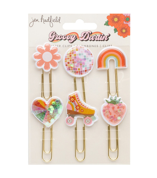 Jen Hadfield Groovy Darlin' Paper Clips-Icons - A500263W-G18YN - 765468087610 Jen Hadfield Groovy Darlin' Paper Clips-Icons - A500263W-G18YN - 765468087610