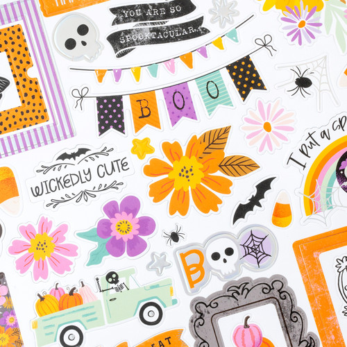 Paige Evans Tricks & Treats Foam Sticker Sheet 12"X12"-60 Pieces - 5A0027C4-1G9MY Paige Evans Tricks & Treats Foam Sticker Sheet 12"X12"-60 Pieces - 5A0027C4-1G9MY