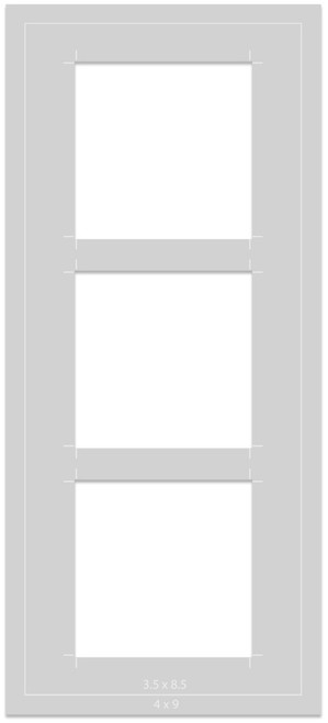 2 Pack - Hero Arts Alignment Tool Stencil-Slimline - HT207