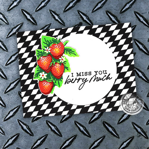 Hero Arts Color Layering Clear Stamps 4"X6"-Strawberries HA-CM539