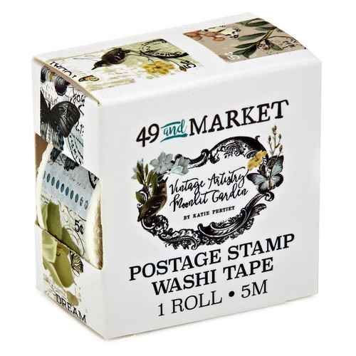 49 And Market Vintage Artistry Moonlit Garden Washi Tape-Postage - VMG25798 - 786724925798