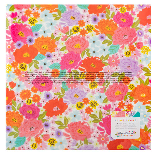 3 Pack - Paige Evans Adventurous Specialty Paper 12"X12"-Acetate - A5002628-G18SN - 765468087986 3 Pack - Paige Evans Adventurous Specialty Paper 12"X12"-Acetate - A5002628-G18SN - 765468087986