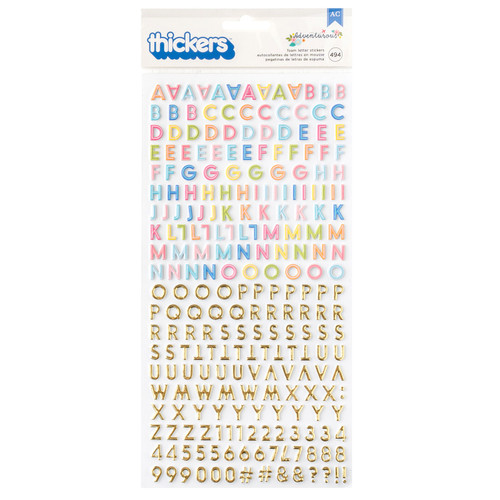 Paige Evans Adventurous Mini Thickers-Alphabet - 5A00262C-1G8T7 - 765468088068