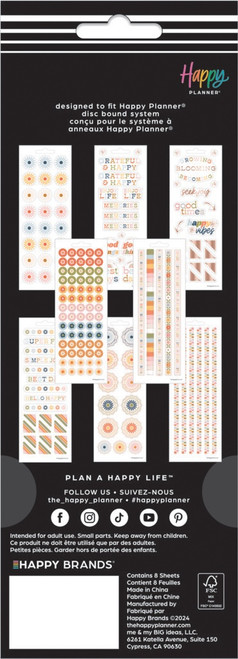 Happy Planner Sticker Sheets 8/Sheets-Simple Joys 5A0028CL-1GBDV