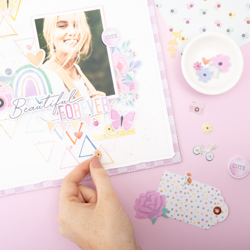 American Crafts Rainbow Avenue Ephemera Die-Cuts 75/Pkg-Floral - 34025942 American Crafts Rainbow Avenue Ephemera Die-Cuts 75/Pkg-Floral - 34025942