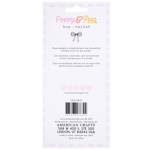 American Crafts Poppy And Pear Paperclip Flags 6/Pkg-Gold Foil - 34025810 American Crafts Poppy And Pear Paperclip Flags 6/Pkg-Gold Foil - 34025810