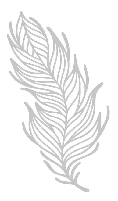 Crafter's Companion Mask-Graceful Feather - 5A0020L2-1G384