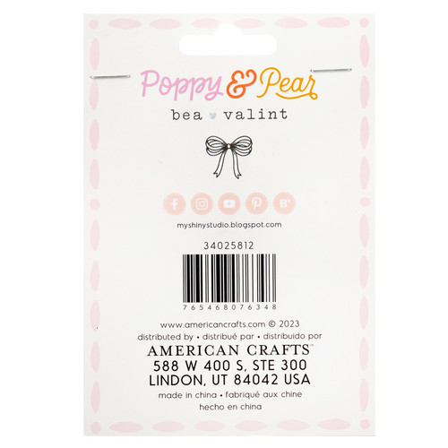 American Crafts Poppy And Pear Hinged Rings-8/Pkg 34025812