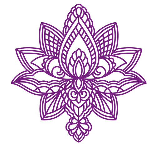 Crafter's Companion Mask-Decorative Lotus - 5A0020L5-1G389