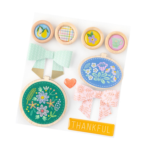 American Crafts Poppy And Pear Embellishment Kit-10/Pkg - 34025813 American Crafts Poppy And Pear Embellishment Kit-10/Pkg - 34025813