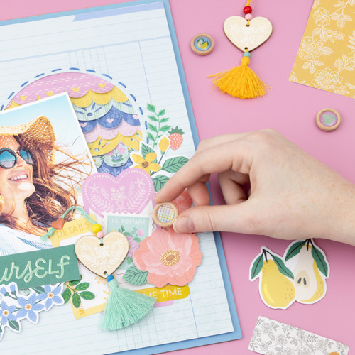 American Crafts Poppy And Pear Embellishment Kit-10/Pkg - 34025813 American Crafts Poppy And Pear Embellishment Kit-10/Pkg - 34025813