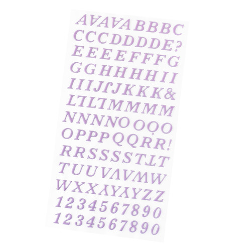 American Crafts Dreamer Puffy Stickers 120/Pkg-Alpha - 34025909