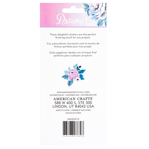 American Crafts Dreamer Puffy Stickers 30/Pkg-Icons - 34025910 American Crafts Dreamer Puffy Stickers 30/Pkg-Icons - 34025910