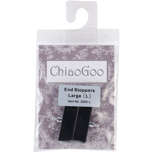 ChiaoGoo End Stoppers-Large 2/Pkg - 2502-L - 0812208023596