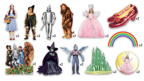 Paper House Self-Adhesive Die-Cuts 24/Pkg-Wizard Of Oz - STDC0021 Paper House Self-Adhesive Die-Cuts 24/Pkg-Wizard Of Oz - STDC0021