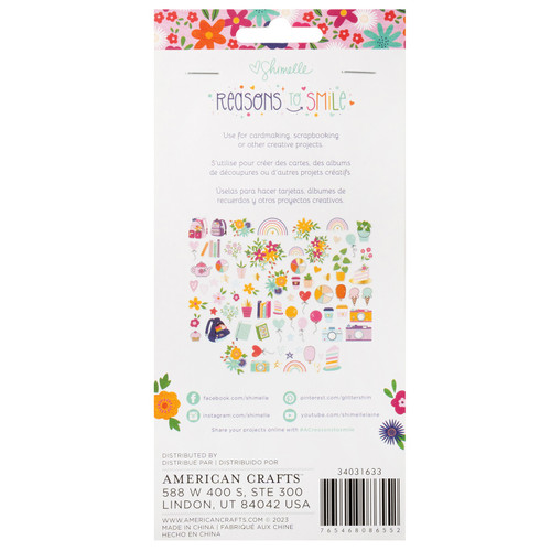 Shimelle Reasons To Smile Ephemera-Icons - A50026KF-G1933